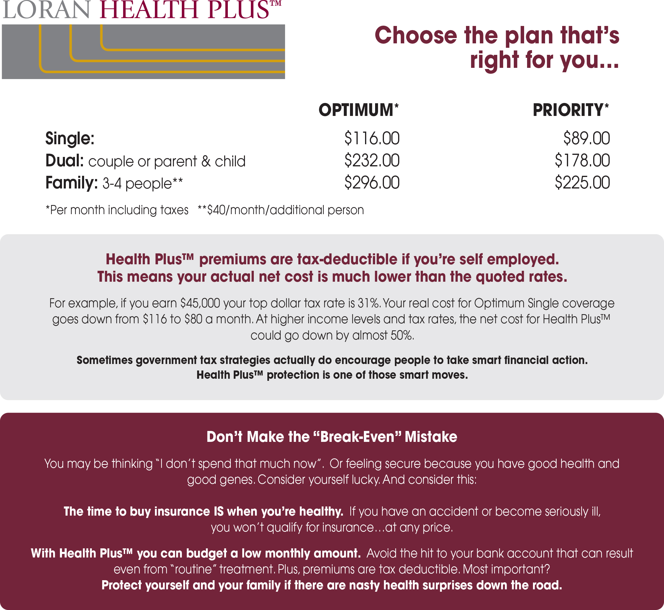 Child Health Plus Chart